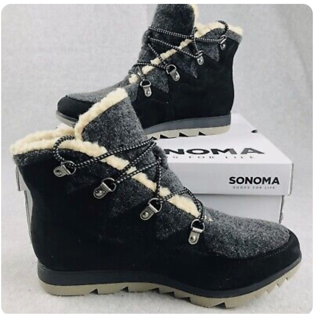 ❄️ New  Fleece Lining  Wool Accent Women's Hiking Boots Size 9 ❄️